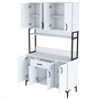 Hanah Home Armario Multiusos Blanco 120x198,6x40 cm